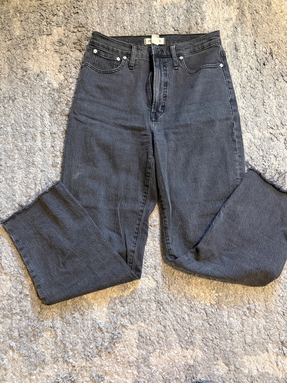 Madewell perfect vintage straight Jean Gray